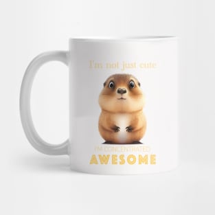 Marmot Concentrated Awesome Cute Adorable Funny Quote Mug